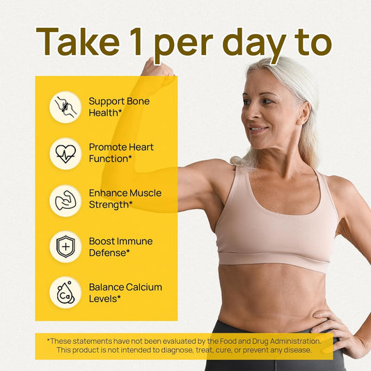 Selerb Vitamin D3 K2 Supplement — 10000 IU D3 + 200 mcg K2 MK7 with Coconut Oil | Bone Density, Immune Support | 120 Softgels