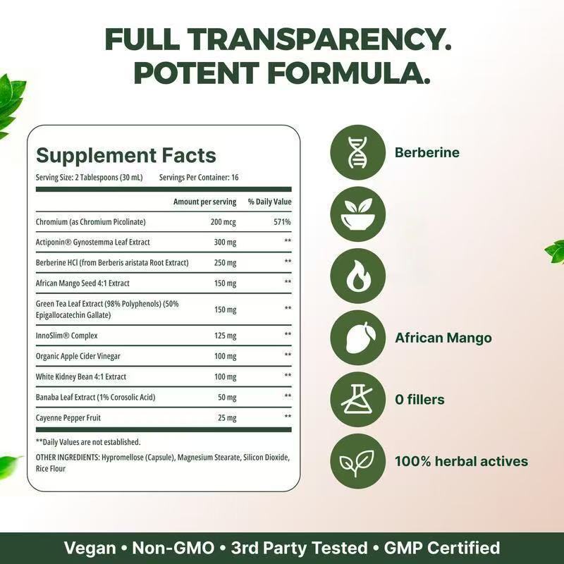 GLP-1 Reset Natural Appetite & Metabolic Support Capsules | Lab Tested Formula | Organic Wellness Hub