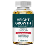 L-Arginine Calcium Zinc Bone Health Supplement 120 Capsules | Daily Nutrition Support | Organic Wellness Hub