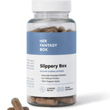 Her Fantasy Box Slippery Box 3-Pack | Natural Vaginal Dryness Relief | 180 Capsules | 3-Month Supply | Lab Tested