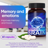 BRAIN Memory & Mood Capsules - Dihydromyricetin Nootropic Supplement - 60 Capsules | Organic Wellness Hub