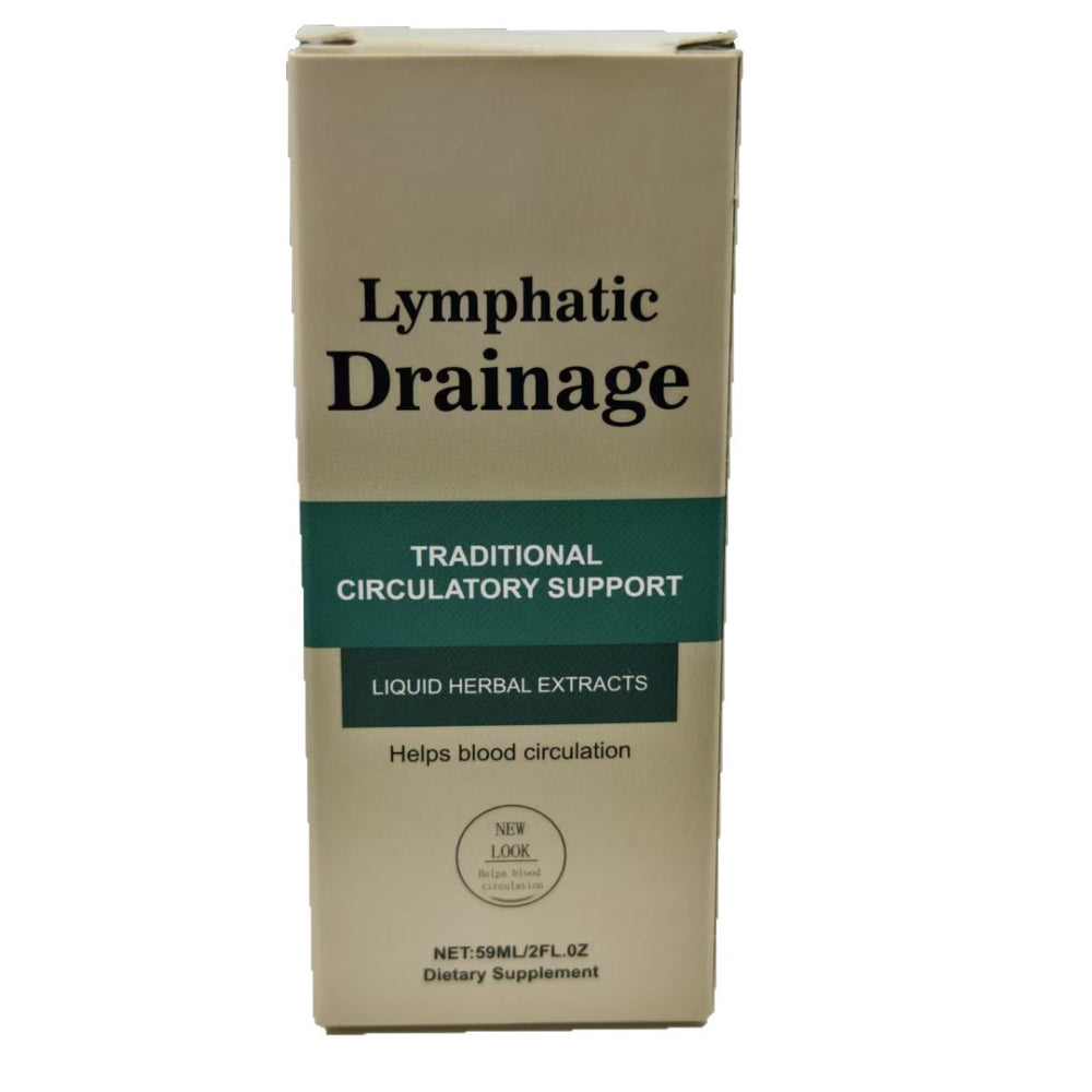 Lymphatic Drainage Liquid Herbal Extract | Traditional Circulatory Support Drops 59ml | Lab Tested | Organic Wellness Hub