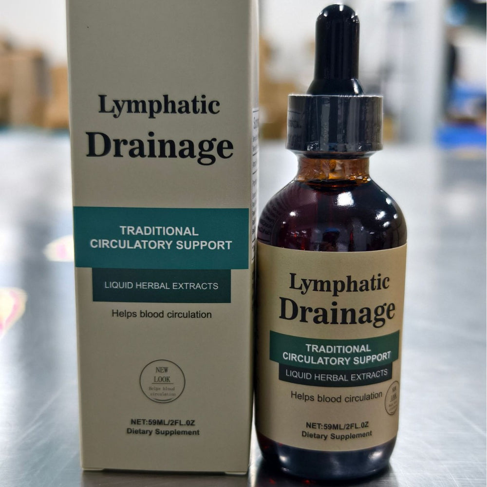Lymphatic Drainage Liquid Herbal Extract | Traditional Circulatory Support Drops 59ml | Lab Tested | Organic Wellness Hub