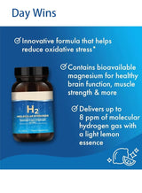 H2 Molecular Hydrogen Tablets 8 ppm - Lab Tested Antioxidant & Energy Support Supplement | Organic Wellness Hub