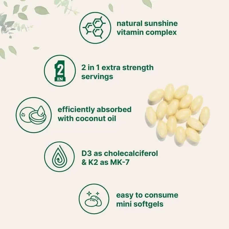 Vitamin D3 K2 10,000 IU 3-Pack | 900 Softgels | Lab Tested | Organic Wellness Hub