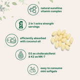 Vitamin D3 K2 10,000 IU 3-Pack | 900 Softgels | Lab Tested | Organic Wellness Hub