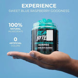 Beast Bites Creatine Infused Gummies | 5g Creatine Per Serving | 150 Gummies | 30 Servings | Blue Raspberry | Made in USA - Organic Wellness Hub