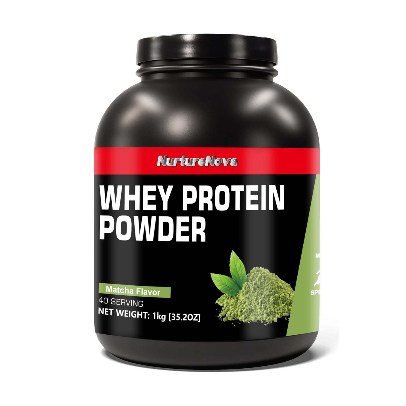 NurtureNova Whey Protein Powder | Chocolate Flavor | 40 Servings | 1kg Muscle Building & Recovery Supplement ? Organic Wellness Hub
