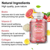 Daynee Biotin Gummies with Collagen & Keratin | Hair Skin Nails