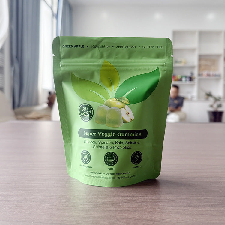 Super Veggie Gummies 100 Billion CFU - Greens & Probiotics Gummies for Gut Health Support | Organic Wellness Hub