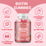 Daynee Biotin Gummies with Collagen & Keratin | Hair Skin Nails