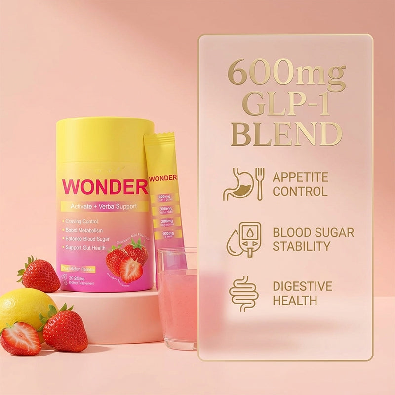 WONDER Activate + Yerba Support 3-Pack – 90 Sticks Total | Craving Control, Metabolism, Blood Sugar & Gut Health | Strawberry Açaí Dual-Action Formula | 90-Day Supply