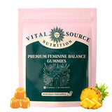 Vital Source Nutrition Feminine Balance Gummies 3-Pack | Vaginal & Hormonal Health | Hawaiian Pineapple | 180 Gummies | 3-Month Supply