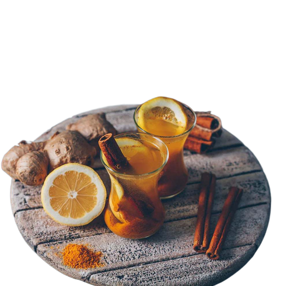 Premium Turmeric Ginger Cinnamon Tea Bags | 120 Bags 2g Each | 100% Natural and Pure | No Additives | Sugar Free | Soy Free | Gluten Free | Non GMO | Vegan | Handmade 240g