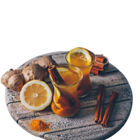 Premium Turmeric Ginger Cinnamon Tea Bags | 120 Bags 2g Each | 100% Natural and Pure | No Additives | Sugar Free | Soy Free | Gluten Free | Non GMO | Vegan | Handmade 240g