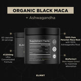 Terra ELMNT Black Maca + Ashwagandha 3-Pack | 180 Capsules