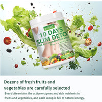 BIYODE 10 Days Slim Detox Powder | Fruit and Vegetable Fiber Enzyme | Belly Fat Remover | Burns Body Fat | Boosts Metabolism | Appetite Suppressant | Weight Loss Supplement 300g