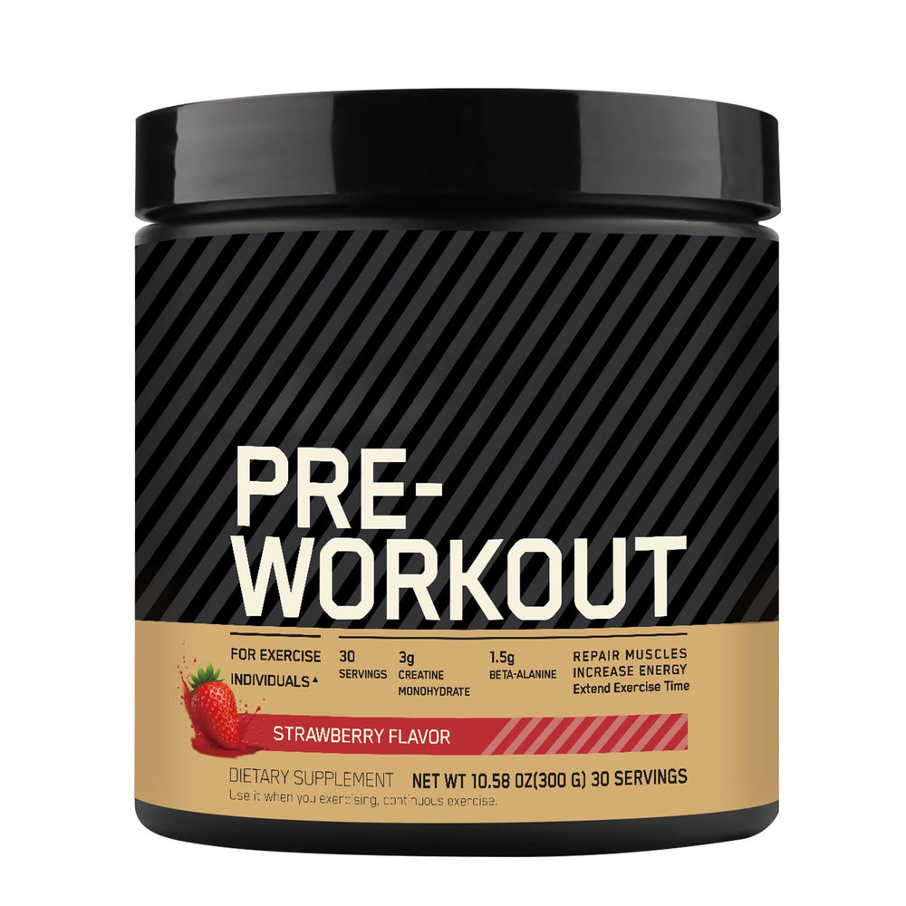 Pre Workout Powder Blueberry Lemonade 300g - Creatine & Beta-Alanine Performance Formula | Organic Wellness Hub