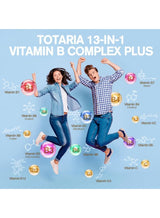 Totaria Health Vitamin B Complex Plus 13-in-1 3-Pack – Energy & Nervous System Support | 360 Capsules | Organic Wellness Hub