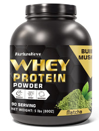 Muhua Isolate Whey Protein Powder | Chocolate | 90 Servings | 5 lbs | Build Muscle, Power & Recovery - Organic Wellness Hub