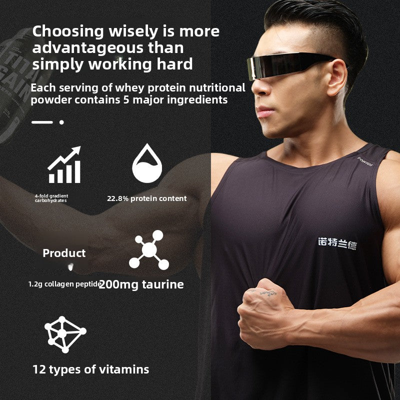 Titan Gain Whey Protein Powder - Chocolate Flavor | Lab Tested, 11.4g Protein Per Serving | Muscle Building Nutrition Supplement | 1.6kg | Organic Wellness Hub