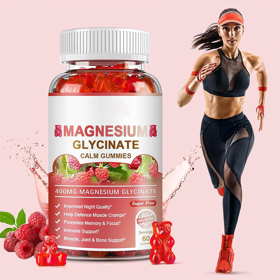 Magnesium Glycinate Calm Gummies 400mg | Sugar Free | 60 Count