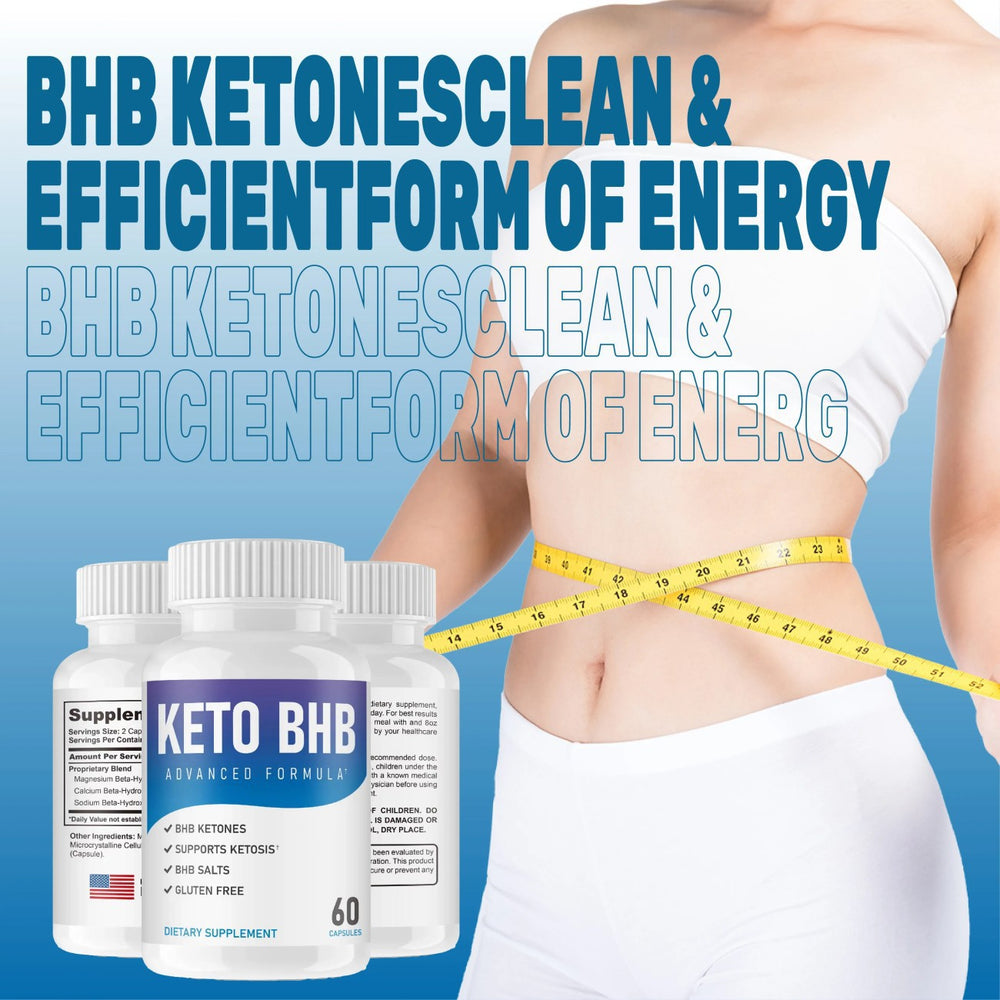 Keto BHB Advanced Formula Capsules 60 Count - Exogenous Ketone Supplement for Low Carb & Keto Lifestyle | Organic Wellness Hub