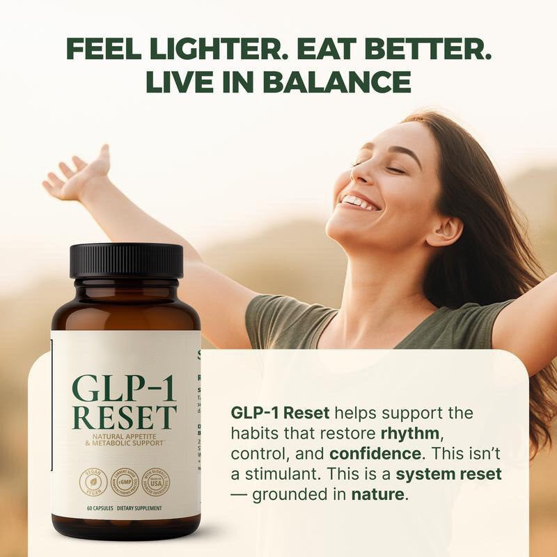 GLP-1 Reset Natural Appetite & Metabolic Support Capsules | Lab Tested Formula | Organic Wellness Hub