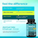 NAD+ Supplement 8457mg with Resveratrol & Urolithin-A Complex | Lab Tested Anti-Aging Formula | 60 Capsules | Organic Wellness Hub