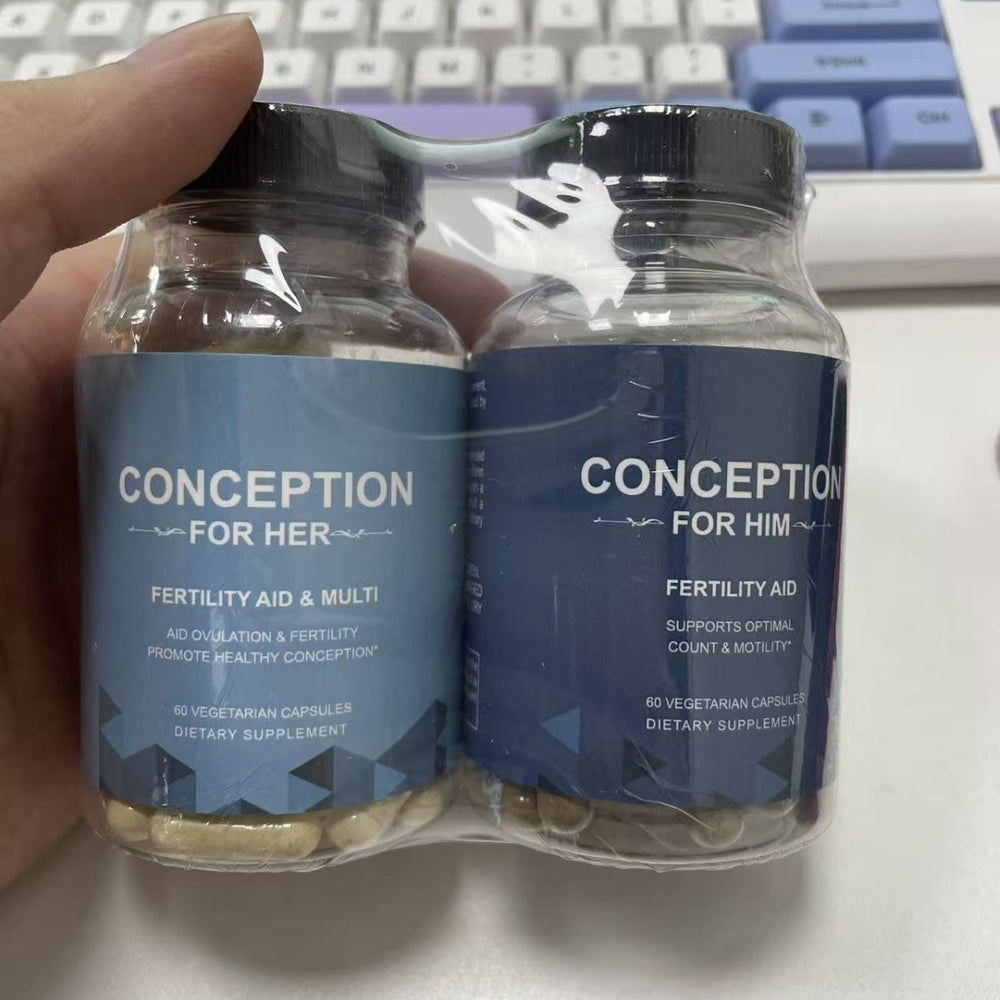Eu Natural Conception Bundle- Fertility Aid for Him & Her | Couples Fertility Set | Organic Wellness Hub