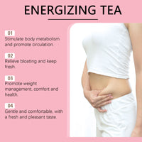 Googeer Detox Energizing Tea - 28 Pyramid Tea Bags | Peach Flavor Natural Detox | Belly Bloat Relief, Body Cleanse & Energy Boost Dietary Supplement
