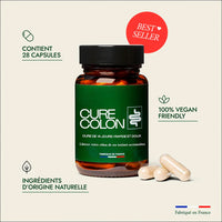 Cure Colon 14 Day Colon Cleanse Capsules | Fast & Gentle Detox, Made in France