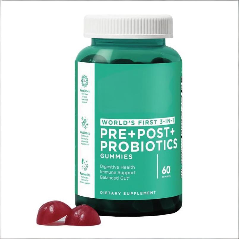 Goli Pre+Post+Probiotics Gummies ? World's First 3-in-1 | 60 Count