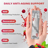 NAD+ 1000mg Capsules - Nicotinamide Riboside, PQQ & Resveratrol, Anti-Aging Cellular Energy Support | Organic Wellness Hub