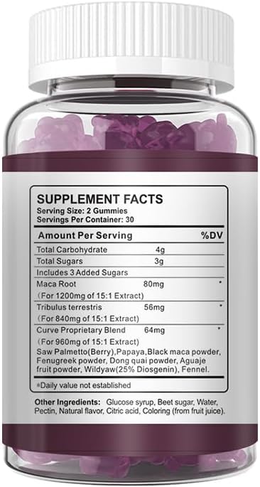 WinsTown Maca Plus Gummies | Butt & Hip Enhancement 1500mg