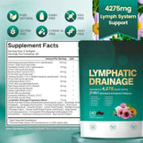 Lymphatic Drainage Supplement 4,275mg (3 Pack) – 720 Softgels | 21-in-1 Advanced Botanical Formula | Organic Wellness Hub