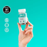 DEOS Body Deodorizing Supplement | Natural Internal Deodorant Capsules | Fresh Underarms, Breath & Body Odour | 30 Capsules | Lab Tested | Organic Wellness Hub