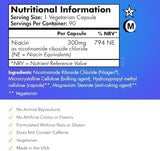 TRU NIAGEN� NAD+ Booster 300mg | Patented Nicotinamide Riboside | 90 Vegetarian Capsules | Backed by Nobel Prize Research | Anti-Ageing Energy Supplement | Organic Wellness Hub