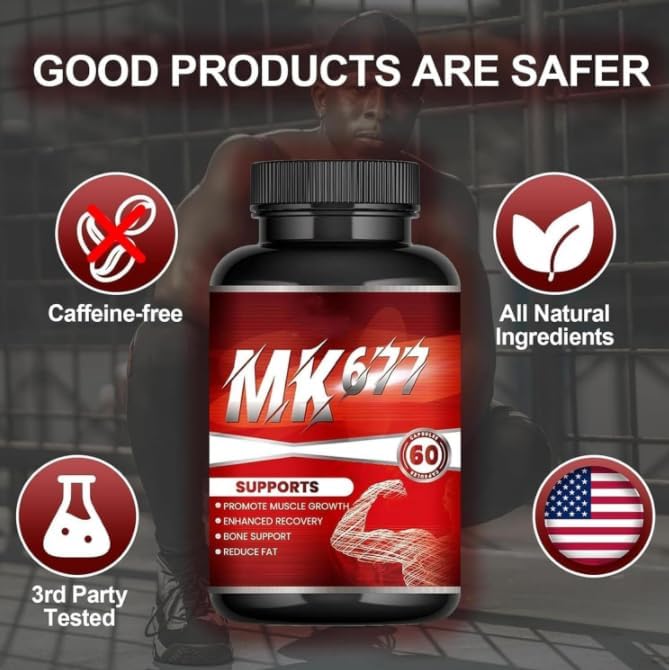 MK-677 Ibutamoren 1000mcg Capsules – Muscle Growth, Recovery & Bone Support | Organic Wellness Hub