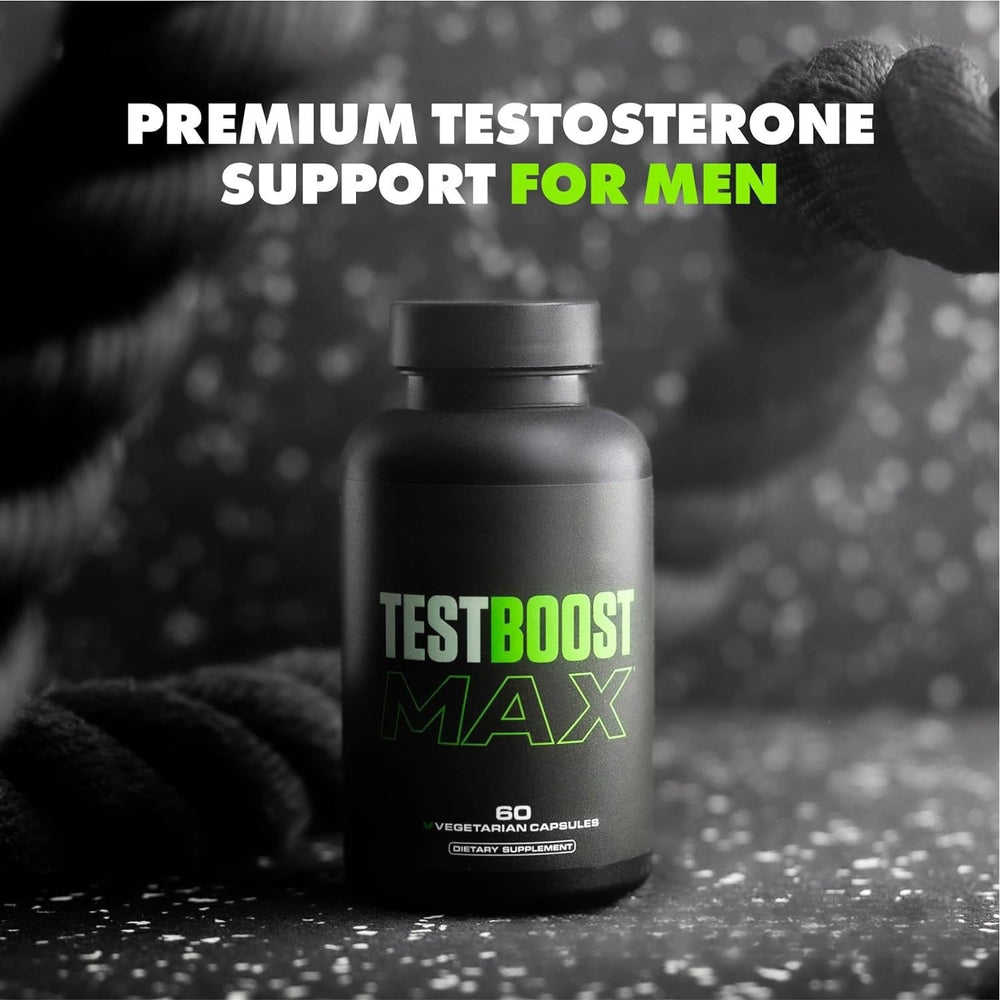 TestBoost Max Testosterone Booster | 60 Veg Capsules | Organic Wellness Hub
