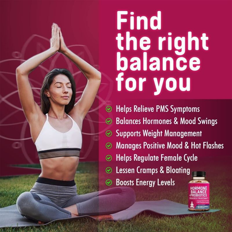 Hormone Balance + Probiotics for Women | PMS & Menopause Relief