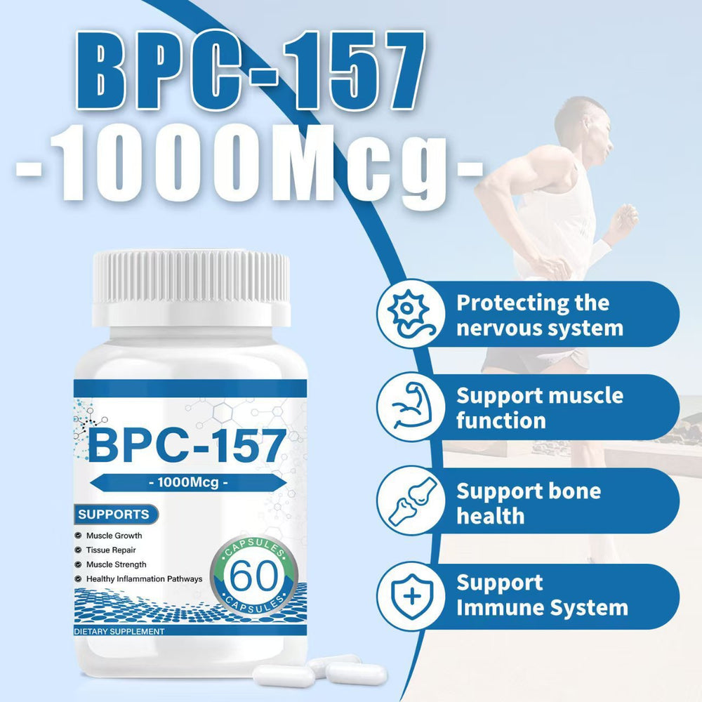 BPC-157 1000mcg Capsules 60 Count - Daily Wellness & Active Lifestyle Support Supplement | Organic Wellness Hub