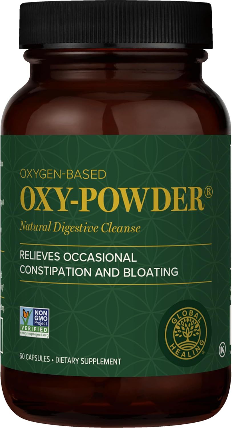 Oxy-Powder Oxygen-Based Digestive Cleanse Capsules | Colon Cleanse & Digestive Support | Organic Wellness Hub