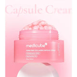 Medicube PDRN Pink Collagen Capsule Cream 55g | نياسيناميد 5% + صوديوم DNA لبشرة مشدودة ومتوهجة