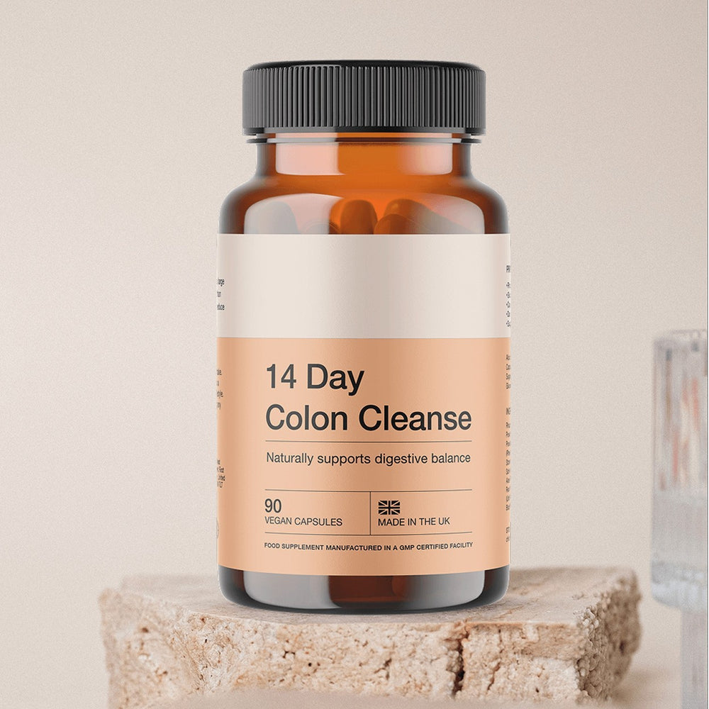 14 Day Colon Cleanse Detox Capsules | Digestive Support & Gut Health Formula | 90 Vegan Capsules | Organic Wellness Hub