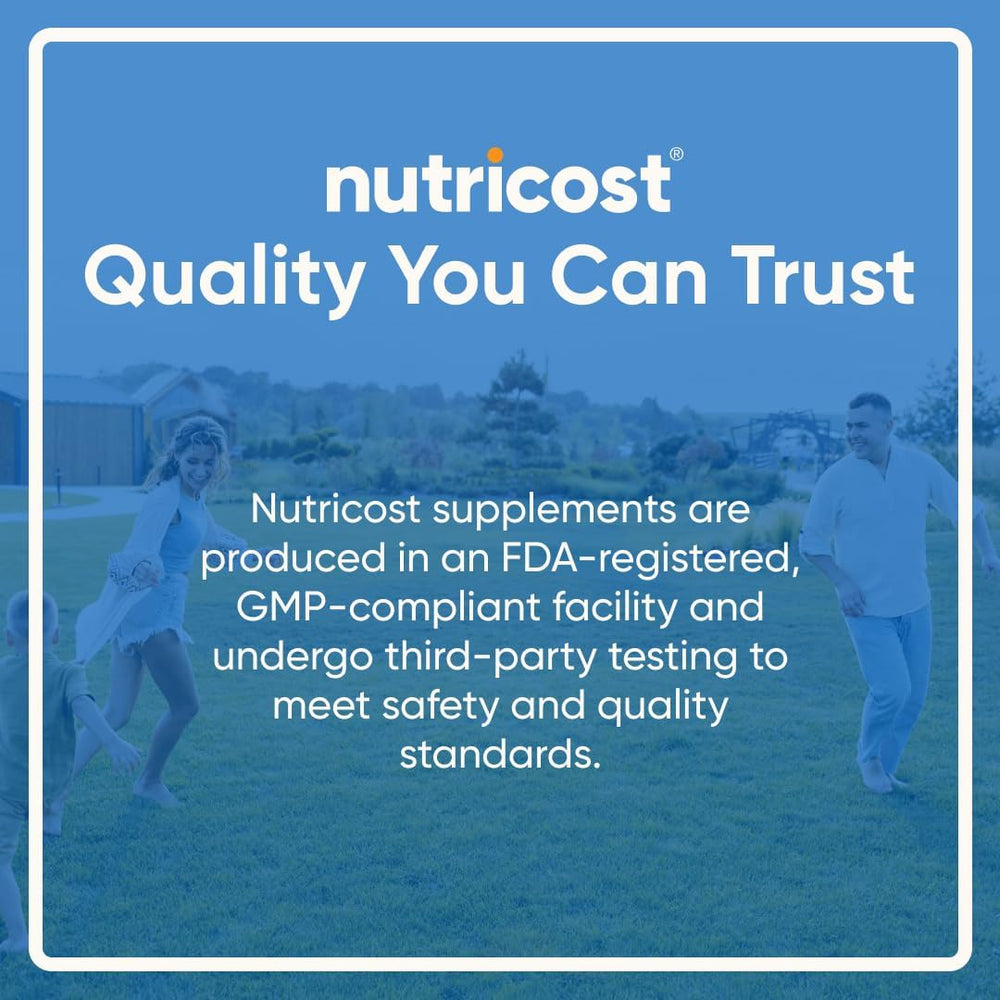 Nutricost Glutathione Reduced Form 500mg – 240 Capsules | Antioxidant Support Supplement | Organic Wellness Hub