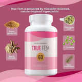 True Fem – Women's Daily Wellness Supplement | 60 Capsules | Feel Ready Always | Organic Wellness Hub