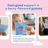 Mood Munchies Saffron Gummies for Kids - Natural Mood & Focus Support | Saffron Extract | Berry Flavor | 60 Gummies | JoySpring