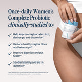 Happy V Women's Daily Prebiotic + Probiotic 3-Pack | 20 Billion CFUs | Vaginal & Gut Health | pH Balance | 180 Vegan Capsules | 6-Month Supply