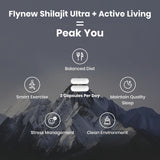Flynew Shilajit Ultra Optimal Potency | Immune Defense, Energy & Adrenal Support | 60 Capsules | Made in USA | Lab Tested | Organic Wellness Hub